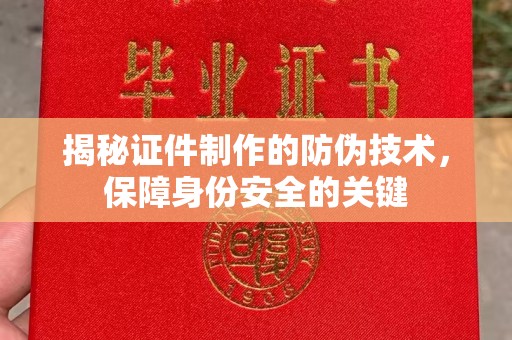 大园揭秘证件制作的防伪技术，保障身份安全的关键